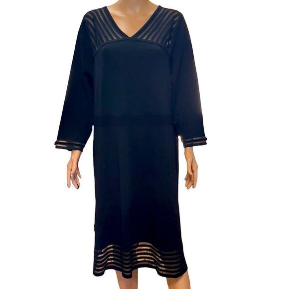 Calvin Klein Black Dress Sz 2X - Picture 1 of 14